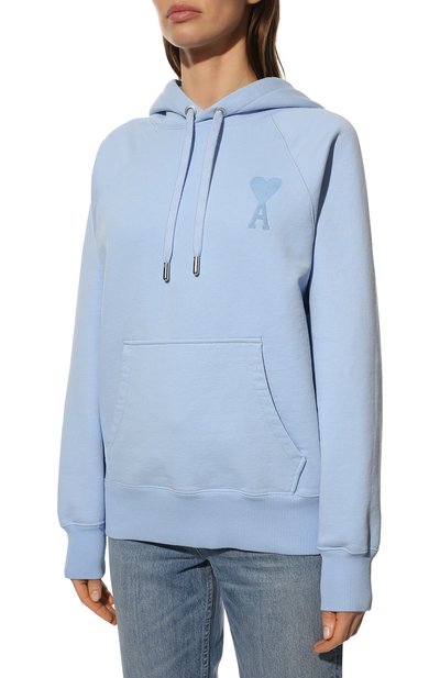 Хлопковое худи AMI, арт. USW202.747, фото 3