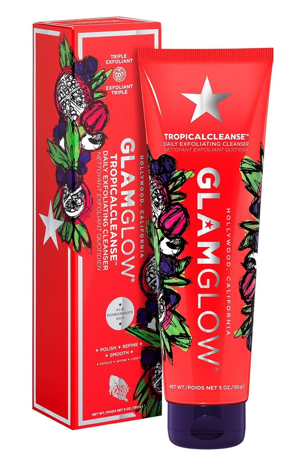 Очищающее средство для лица tropicalcleanse daily exfoliating cleanser (150ml) GLAMGLOW, арт. 889809006686, фото 2