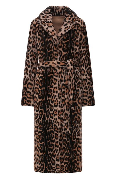 Двусторонняя дубленка YVES SALOMON леопардового цвета по цене 599500 руб., арт. 21WYM60417MERL, фото 1 Двусторонняя дубленка YVES SALOMON, арт. 21WYM60417MERL, фото 1