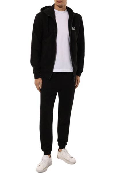 Мужской хлопковый спортивный костюм EA7, арт. 8NPV68/PJVTZ