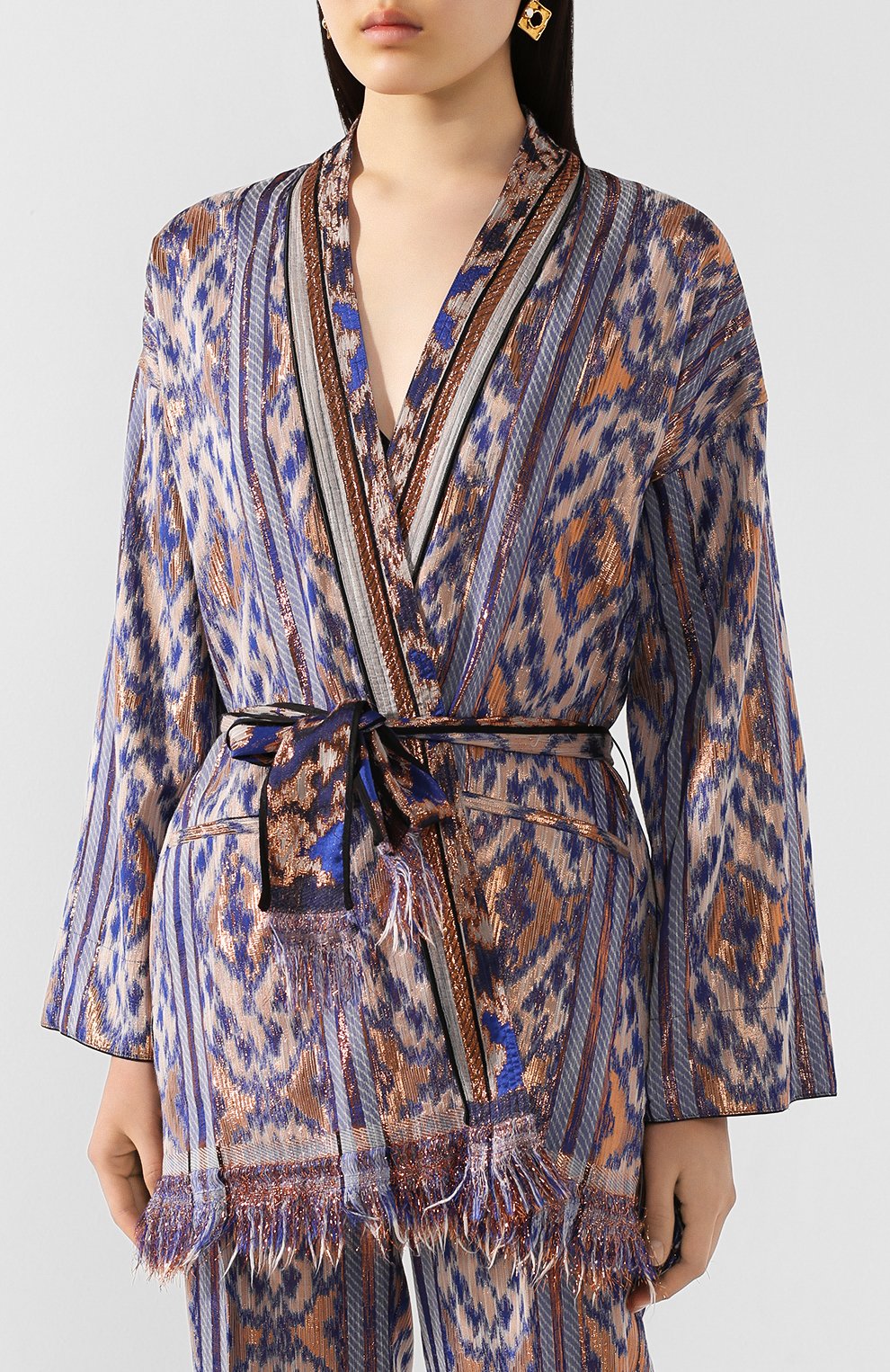 Жакет из смеси вискозы и хлопка FORTE_FORTE, арт. 7203, фото 3