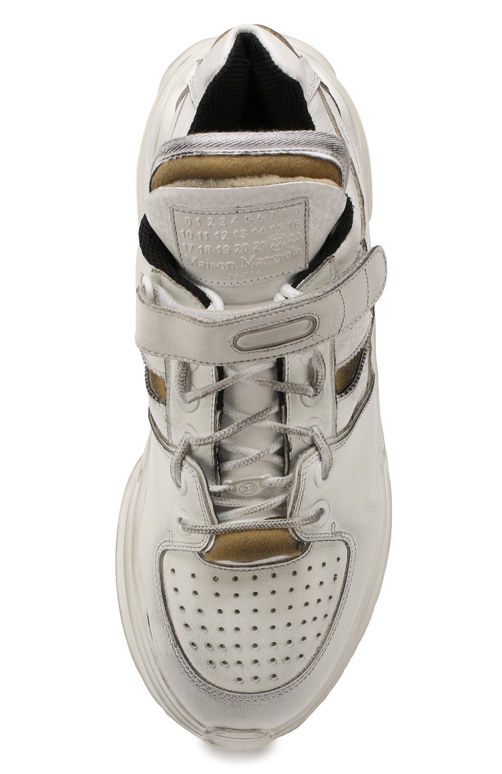 Кожаные кроссовки retro fit MAISON MARGIELA, арт. S37WS0465/P2082, фото 5
