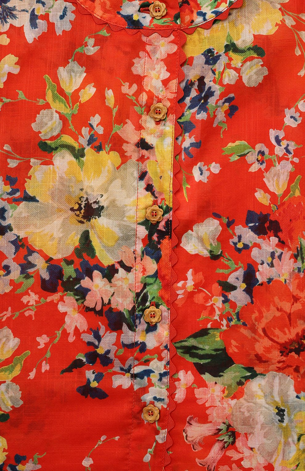 Хлопковая блузка ZIMMERMANN, арт. 8995TRS241, фото 3