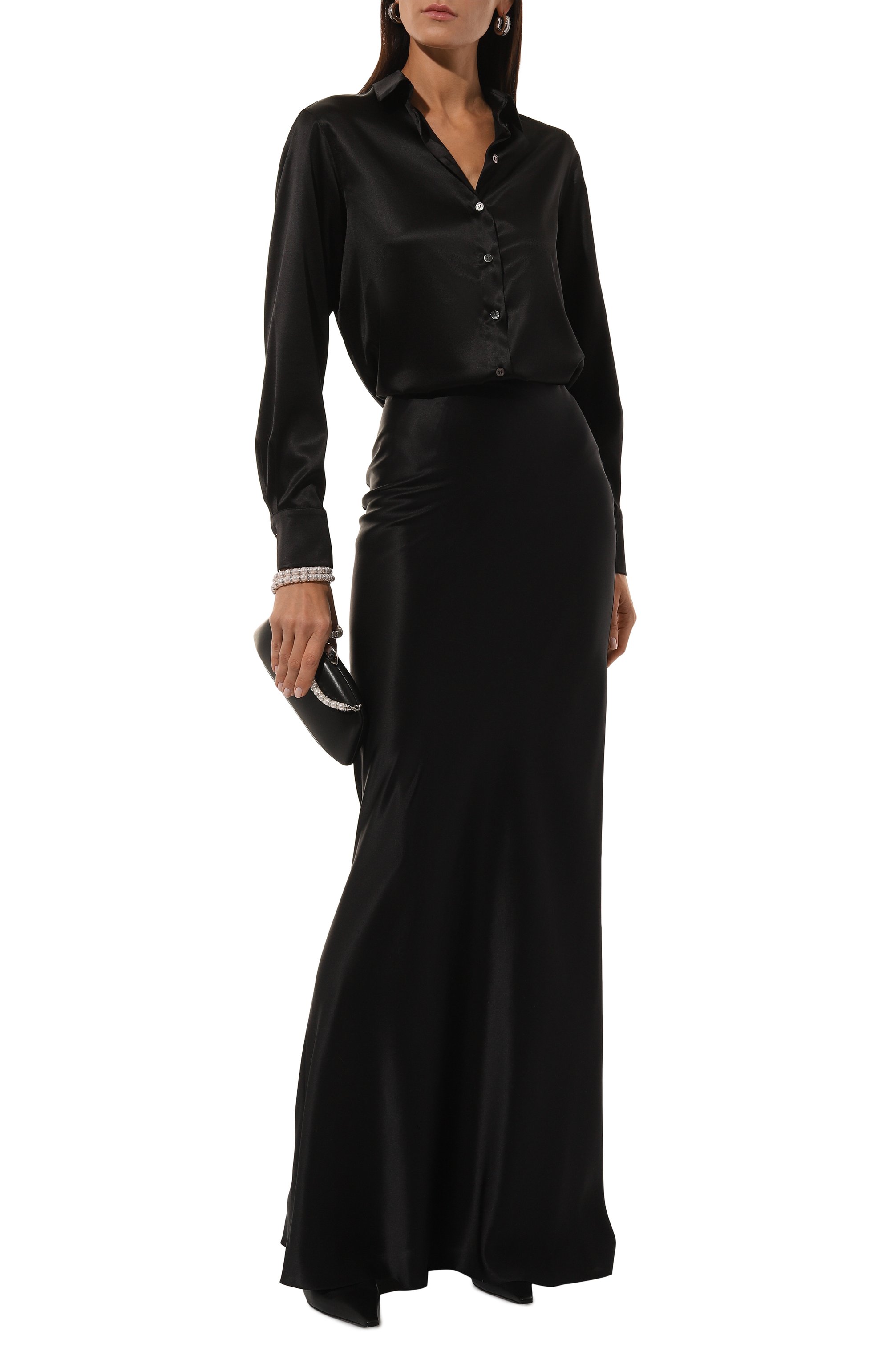 Атласная юбка LOUVE, арт. 24-5-01-01-01, фото 2