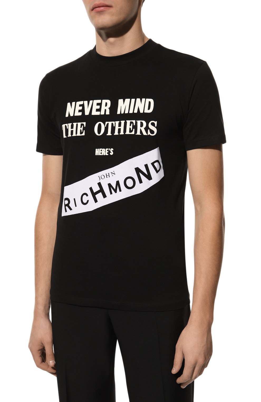 Хлопковая футболка JOHN RICHMOND, арт. RMA22185TS, фото 3