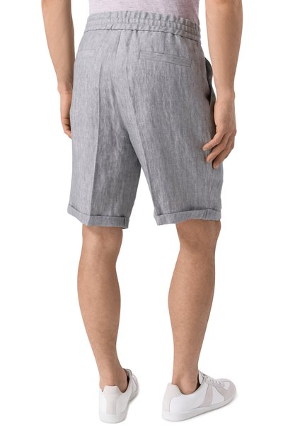 Льняные шорты BRUNELLO CUCINELLI, арт. MH250U0020, фото 4