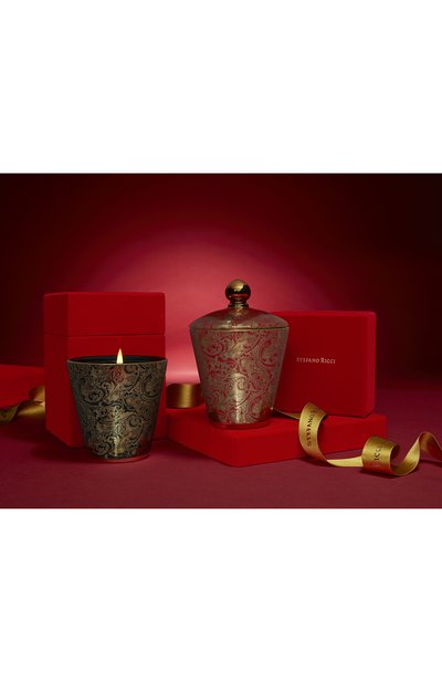 Подсвечник с крышкой black fine paisley STEFANO RICCI, арт. 0ACAN002/VELIN4, фото 4