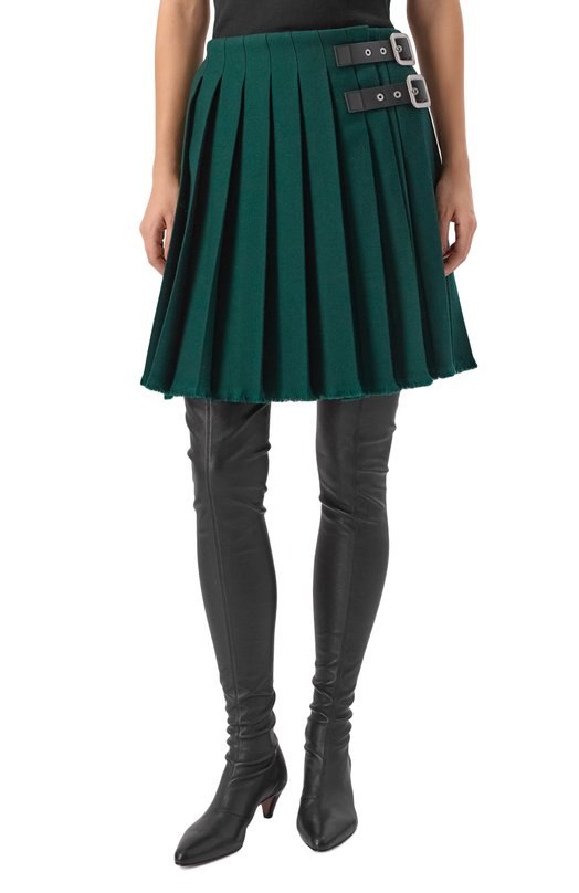 Плиссированная юбка Jil Sander J02MA0314/J40225 Зелёный  J02MA0314/J40225 Фото 3