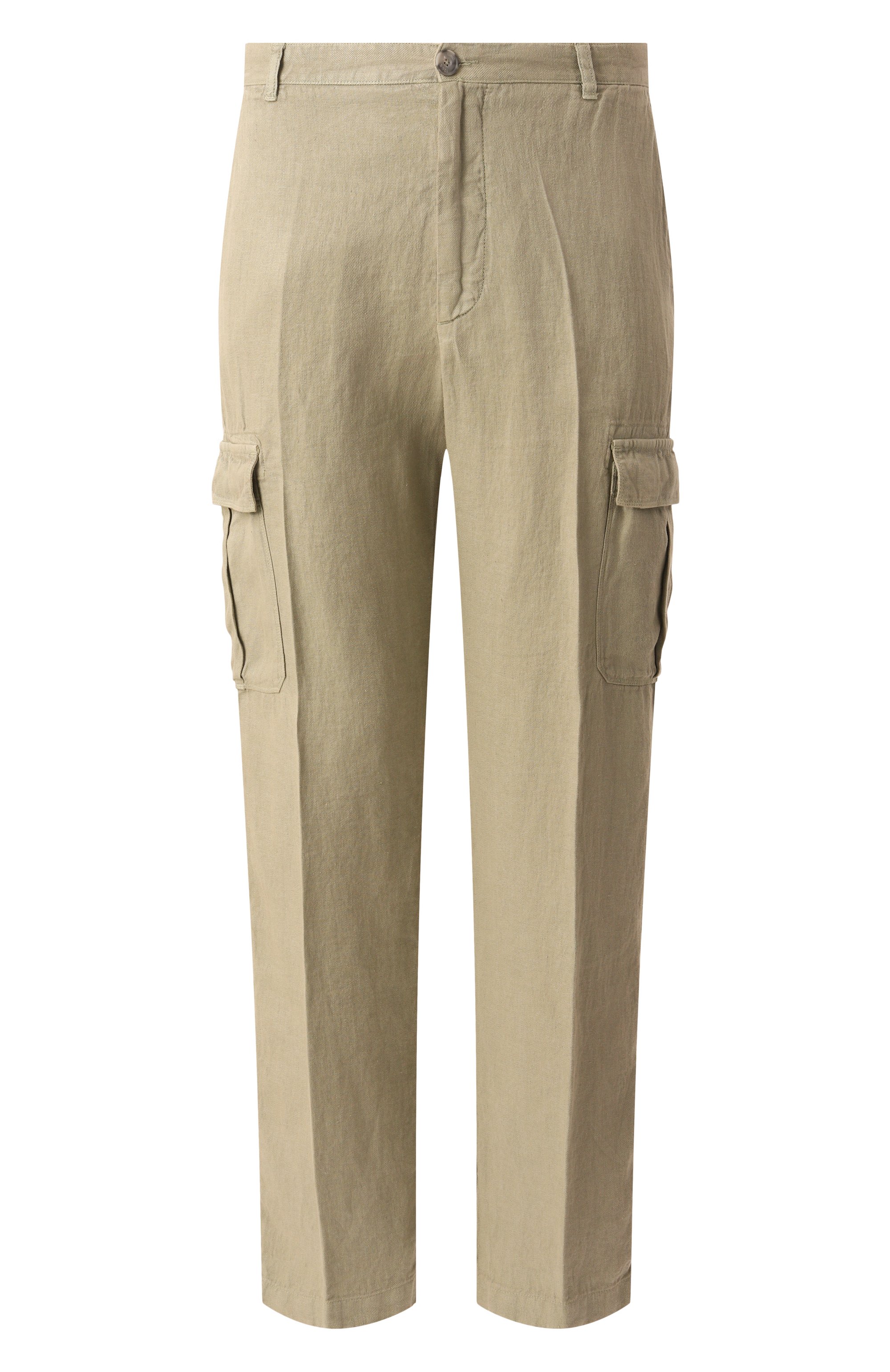 Льняные брюки-карго 120% LINO, арт. 32ALIM29DX/D943/000, фото 1