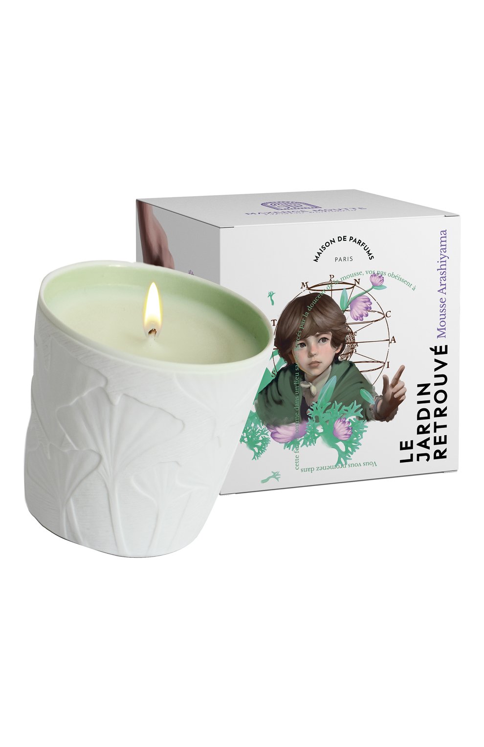 Свеча mousse arashiyama (190g) LE JARDIN RETROUVE бесцветного цвета по цене 10620 руб., арт. 3760342760181, фото 2 Свеча mousse arashiyama (190g) LE JARDIN RETROUVE, арт. 3760342760181, фото 2