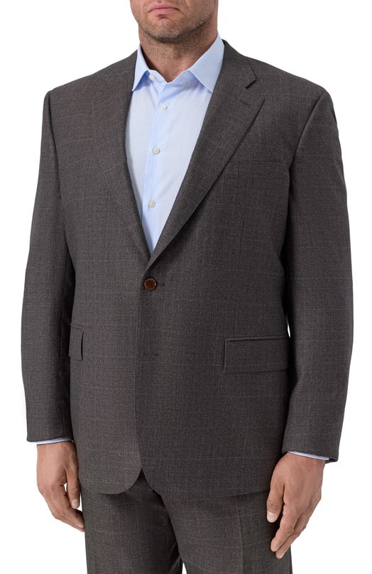 Шерстяной костюм Stefano Ricci S1SF432220/W0019T/60-62 Коричневый  S1SF432220/W0019T/60-62 Фото 4