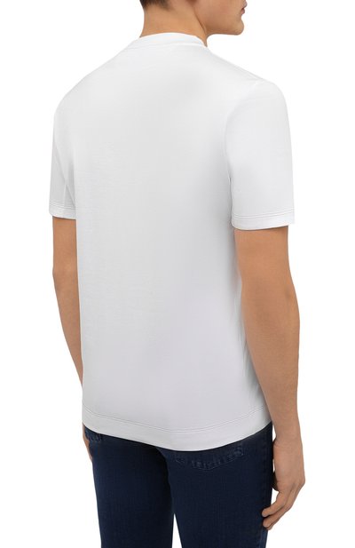 Хлопковая футболка BRUNELLO CUCINELLI, арт. M0T617107, фото 4