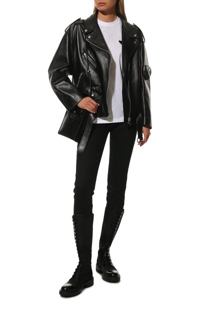 Комбинированные сапоги PRADA, арт. 1W906M-3LLB-F0002-D050, фото 2