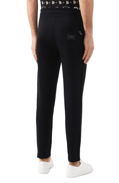 Хлопковые брюки DOLCE & GABBANA, арт. GYWEAT/FU7DU, фото 4