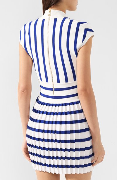 Платье в полоску  BALMAIN, арт. RF26513/K330, фото 4