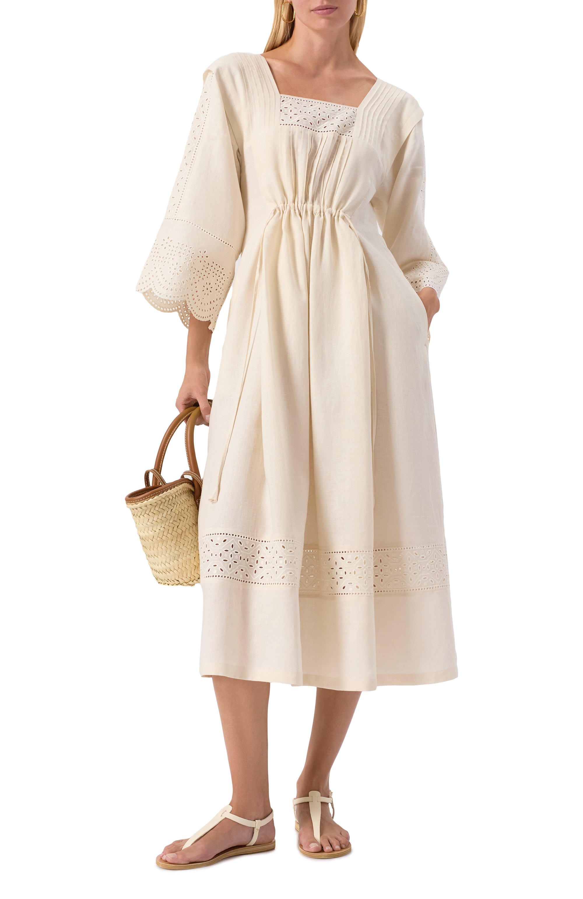 Льняное платье WEEKEND MAX MARA, арт. LUGLI0, фото 2