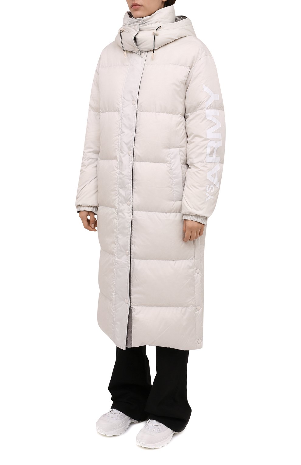 Двусторонний пуховик YS ARMY PARIS кремового цвета по цене 121000 руб., арт. 22WFM03720M03W, фото 3 Двусторонний пуховик YS ARMY PARIS, арт. 22WFM03720M03W, фото 3