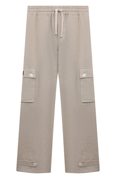 Льняные брюки DOLCE & GABBANA, арт. L44P42/FU4LG