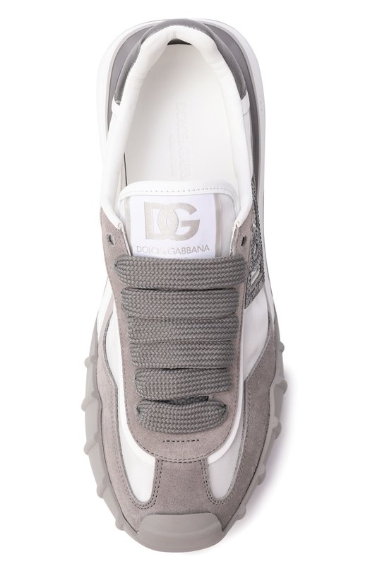 Комбинированные кроссовки DG Athletic Dolce & Gabbana CK2384/A6N71 Серый  CK2384/A6N71 Фото 6