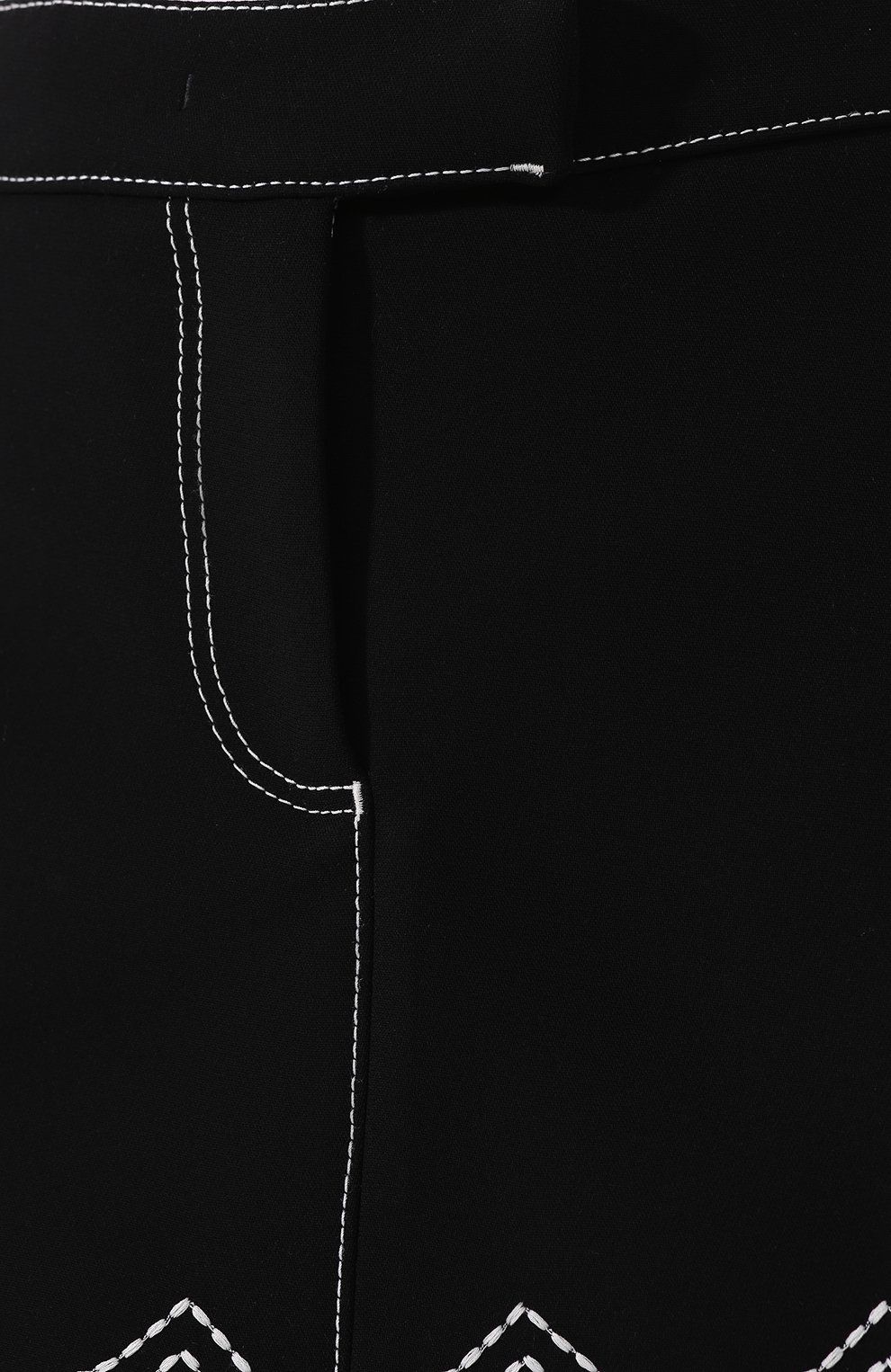 Шорты с контрастной прострочкой REDVALENTINO, арт. RR3RFA10/1FR, фото 5