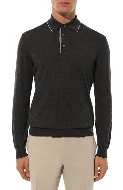 Поло из шерсти и шелка STEFANO RICCI, арт. KE08004P03/E24374, фото 3