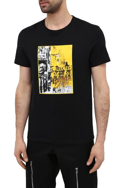 Хлопковая футболка ALEXANDER MCQUEEN, арт. 649877/QQZ57, фото 3