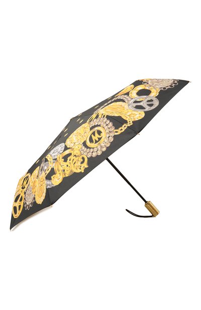 Складной зонт MOSCHINO черного цвета по цене 12950 руб., арт. 8843-0PENCL0SE, фото 2 Складной зонт MOSCHINO, арт. 8843-0PENCL0SE, фото 2
