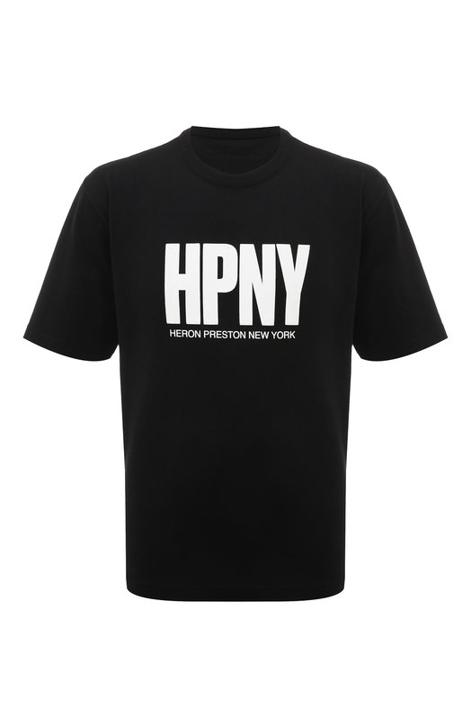 

Хлопковая футболка Heron Preston, Чёрный