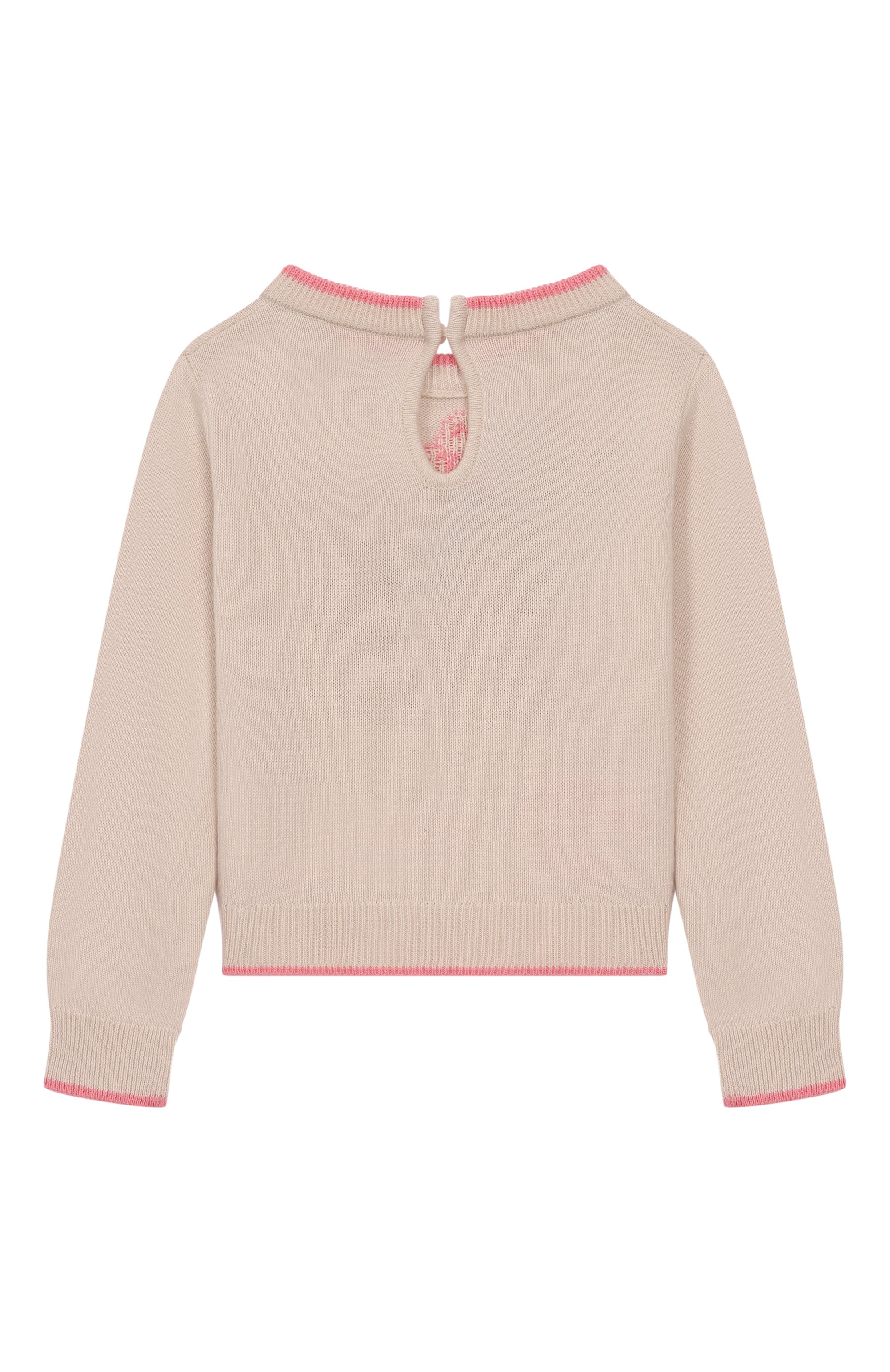 Пуловер из хлопка и шерсти MONNALISA, арт. 39F608, фото 2