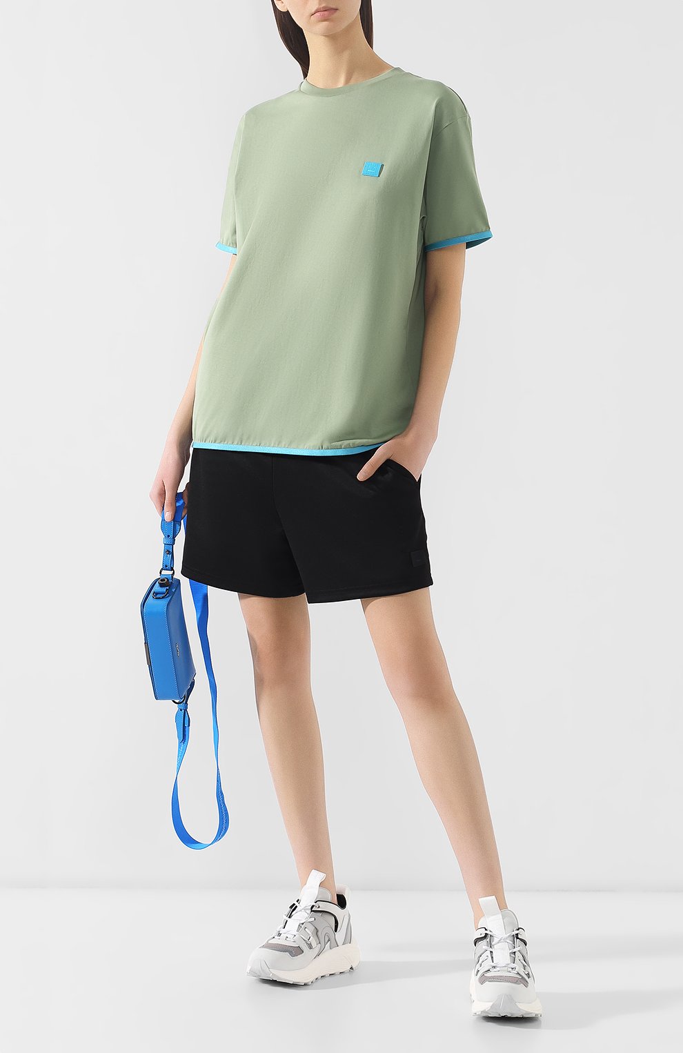 Шорты с эластичным поясом ACNE STUDIOS, арт. CE0003/W, фото 2
