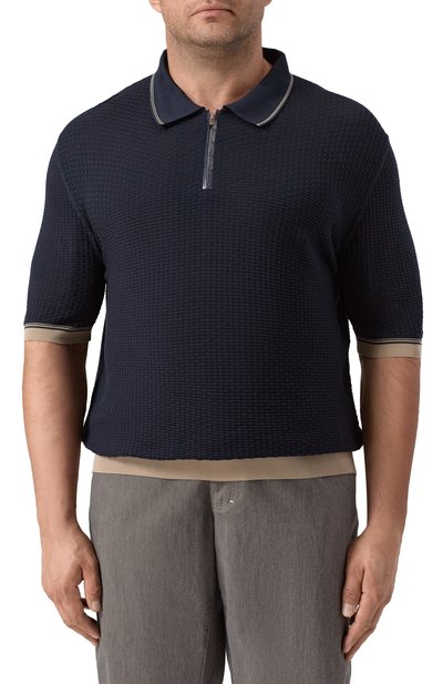 Шелковое поло ZILLI, арт. KZP002M0641VBSH00/62, фото 3