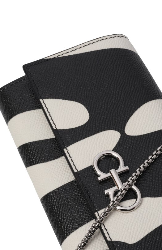 Клатч Gancini Ferragamo 220636/789 Чёрно-белый  220636/789 Фото 6