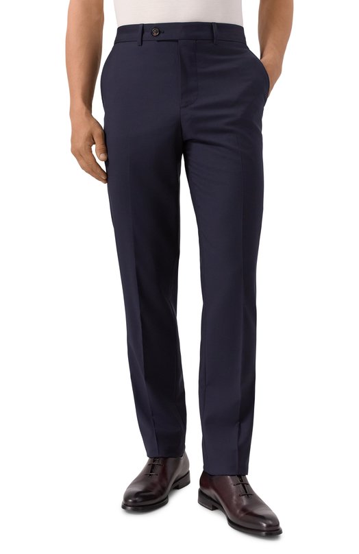 Шерстяной костюм Brunello Cucinelli MF4507BTZ Синий  MF4507BTZ Фото 5
