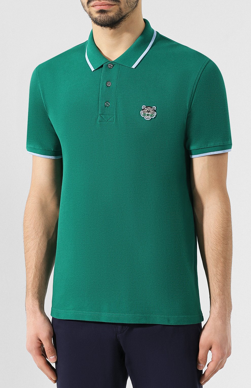 Хлопковое поло  KENZO, арт. 5P00014BA, фото 3