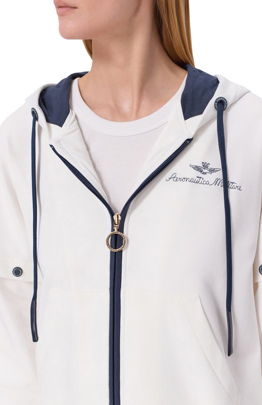 Хлопковый костюм Aeronautica Militare TF0105DF00671 Белый  TF0105DF00671 Фото 6