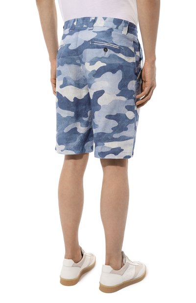 Льняные шорты 120% LINO, арт. 31ALIM2137/000G250/100, фото 4