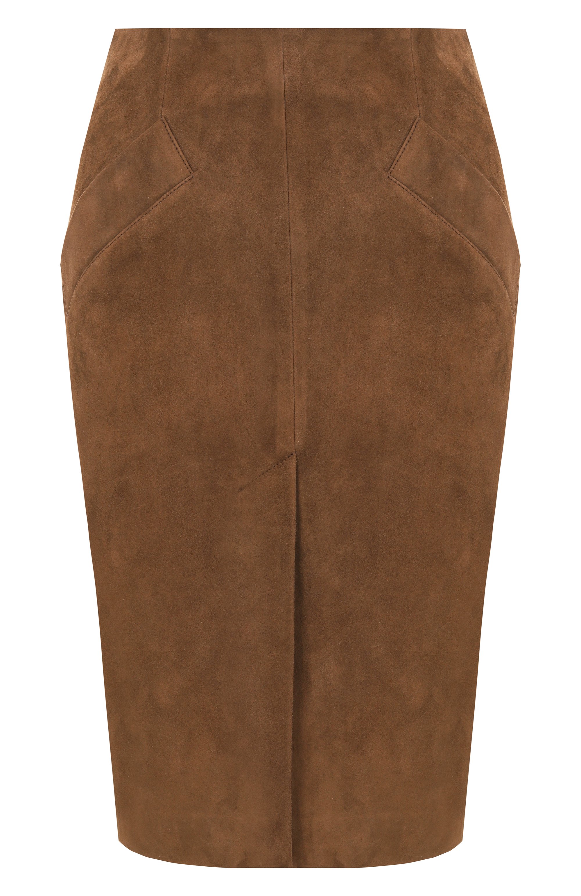 Замшевая юбка JACOB LEE коричневого цвета по цене 212500 руб., арт. WLS093SS25DC, фото 1 Замшевая юбка JACOB LEE, арт. WLS093SS25DC, фото 1