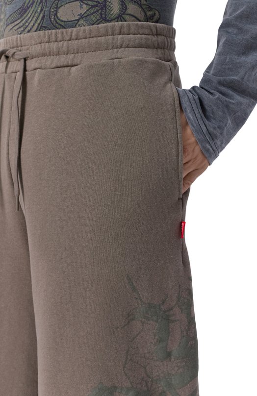 Хлопковые шорты Diesel A23734/0BKCJ Коричневый  A23734/0BKCJ Фото 5