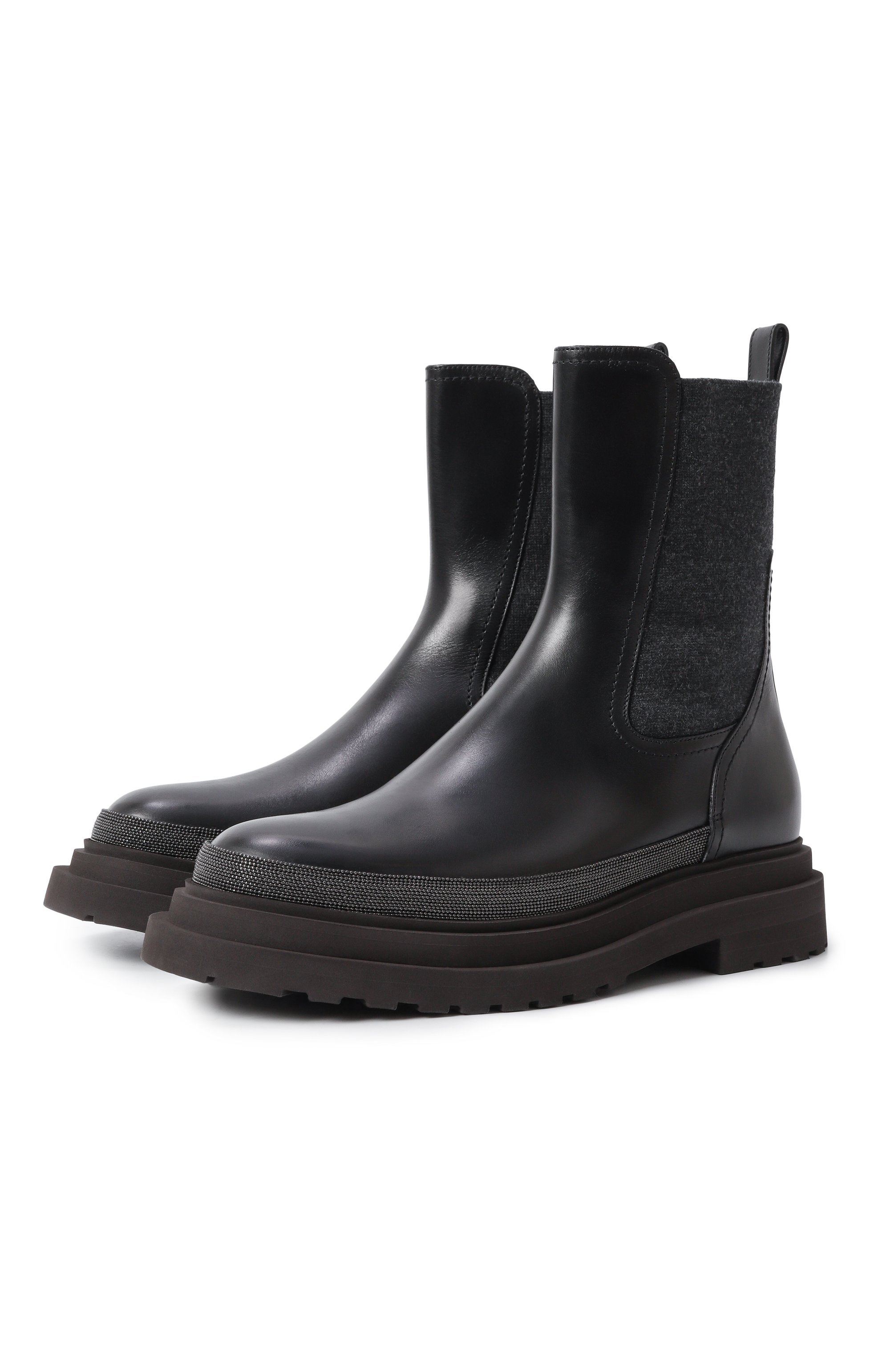 Кожаные челси BRUNELLO CUCINELLI, арт. MZ0LG2745P, фото 1