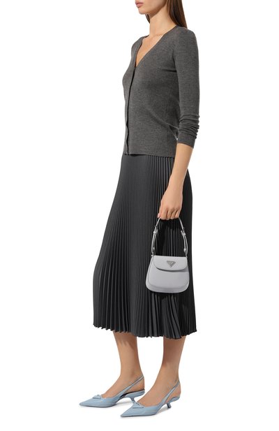 Кардиган из кашемира и шелка PRADA, арт. 25437-40J-F0031, фото 2