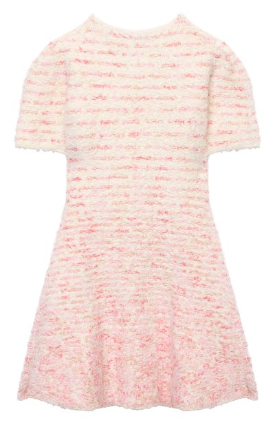 Твидовое платье SELF-PORTRAIT KIDS розового цвета по цене 32850 руб., арт. RS22-725, фото 2 Твидовое платье SELF-PORTRAIT KIDS, арт. RS22-725, фото 2
