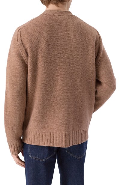 Шерстяной кардиган BOTTEGA VENETA бежевого цвета по цене 223500 руб., арт. 835396/V5LS0, фото 4 Шерстяной кардиган BOTTEGA VENETA, арт. 835396/V5LS0, фото 4