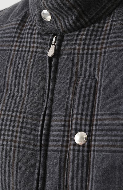 Утепленный жилет из смеси шерсти и кашемира на молнии BRUNELLO CUCINELLI, арт. MN4031382, фото 5