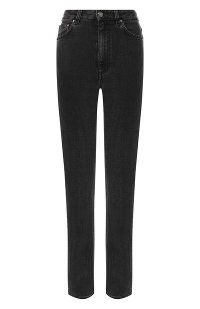 Джинсы с потертостями TOTEME серого цвета по цене 14350 руб., арт. STANDARD DENIM 1806-2446, фото 1 Джинсы с потертостями TOTEME, арт. STANDARD DENIM 1806-2446, фото 1