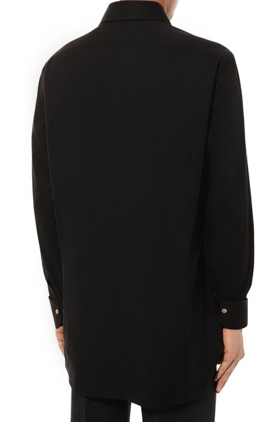 Хлопковая сорочка KITON черного цвета по цене 58950 руб., арт. UCCH08884, фото 4 Хлопковая сорочка KITON, арт. UCCH08884, фото 4