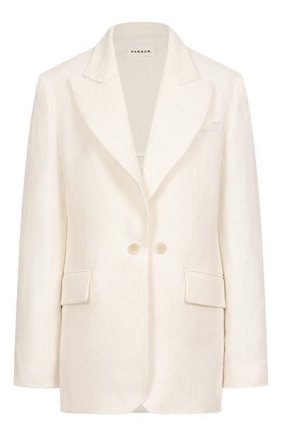 Женский льняной жакет P.A.R.O.S.H., арт. D420402