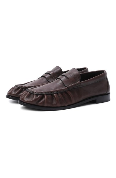 Женские кожаные пенни-лоферы le loafer SAINT LAURENT, арт. 818908/25VAA