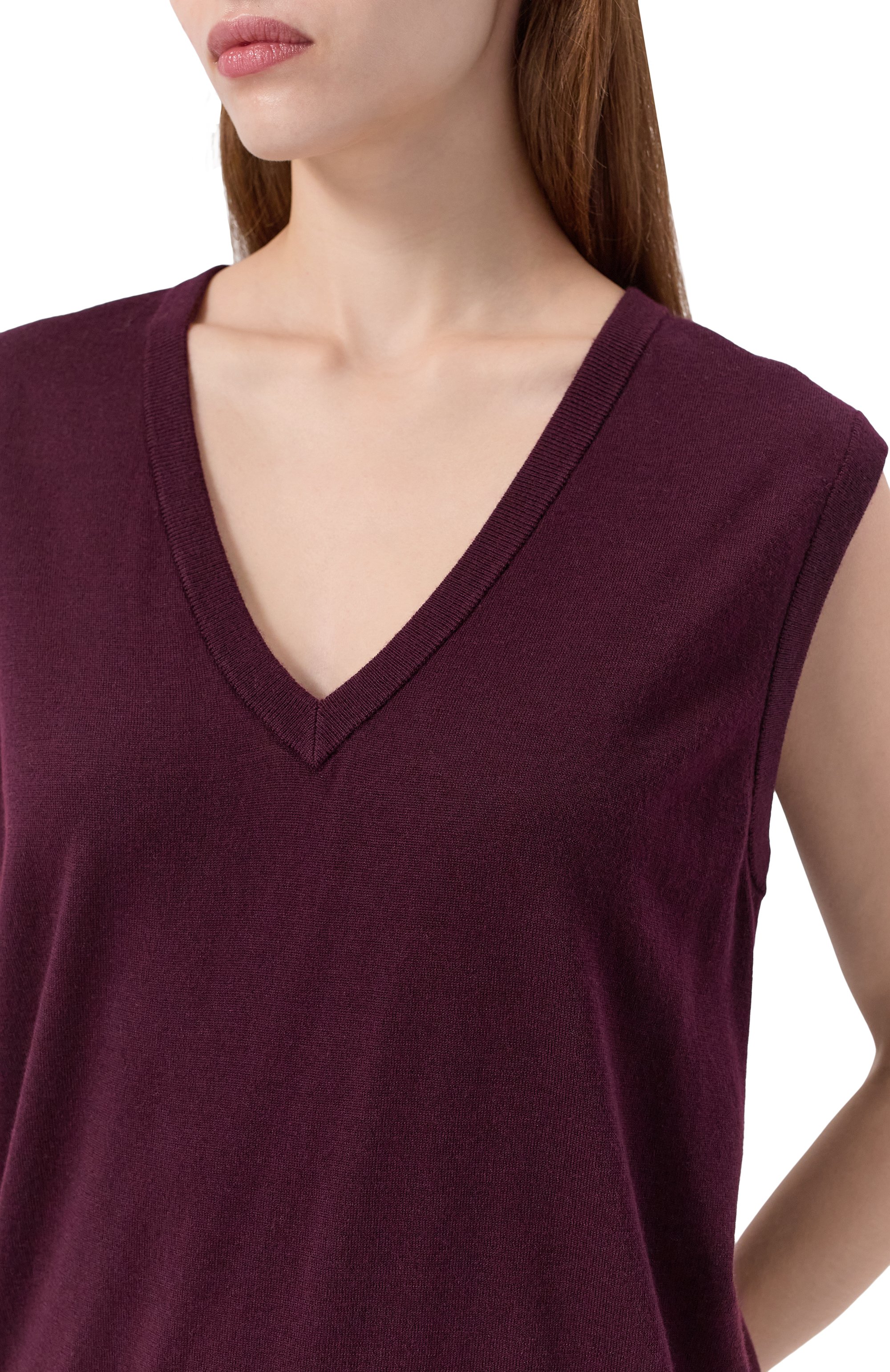 Жилет из шерсти и шелка 12 STOREEZ, арт. 134020, фото 5