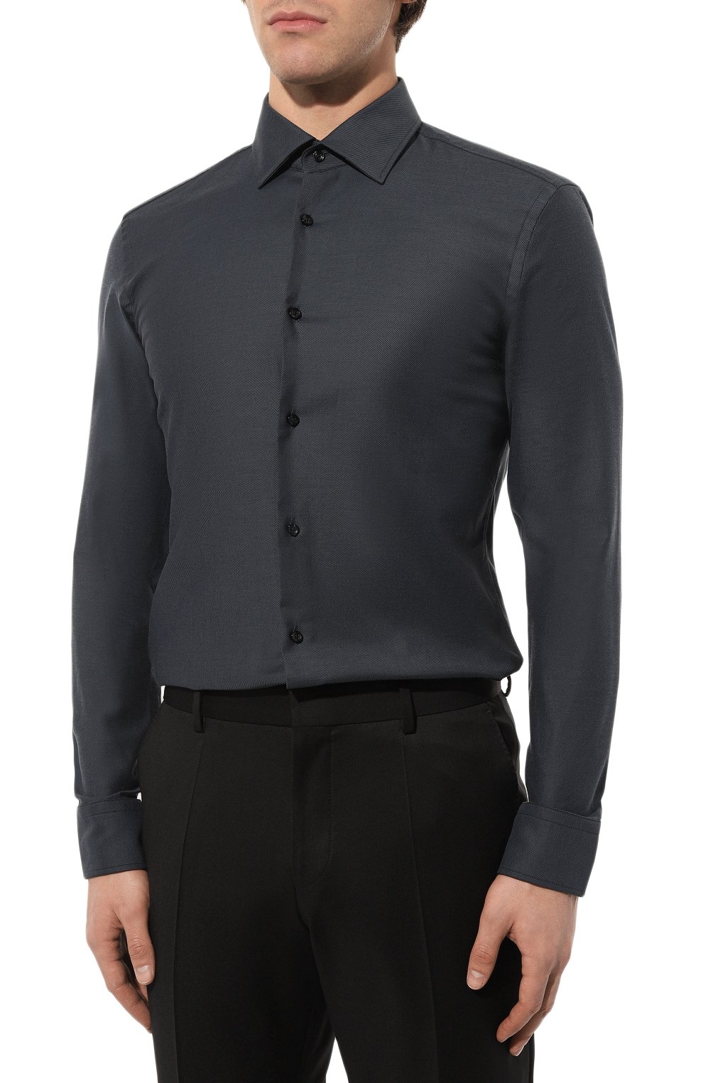 Хлопковая сорочка BOSS, арт. 50470583, фото 4