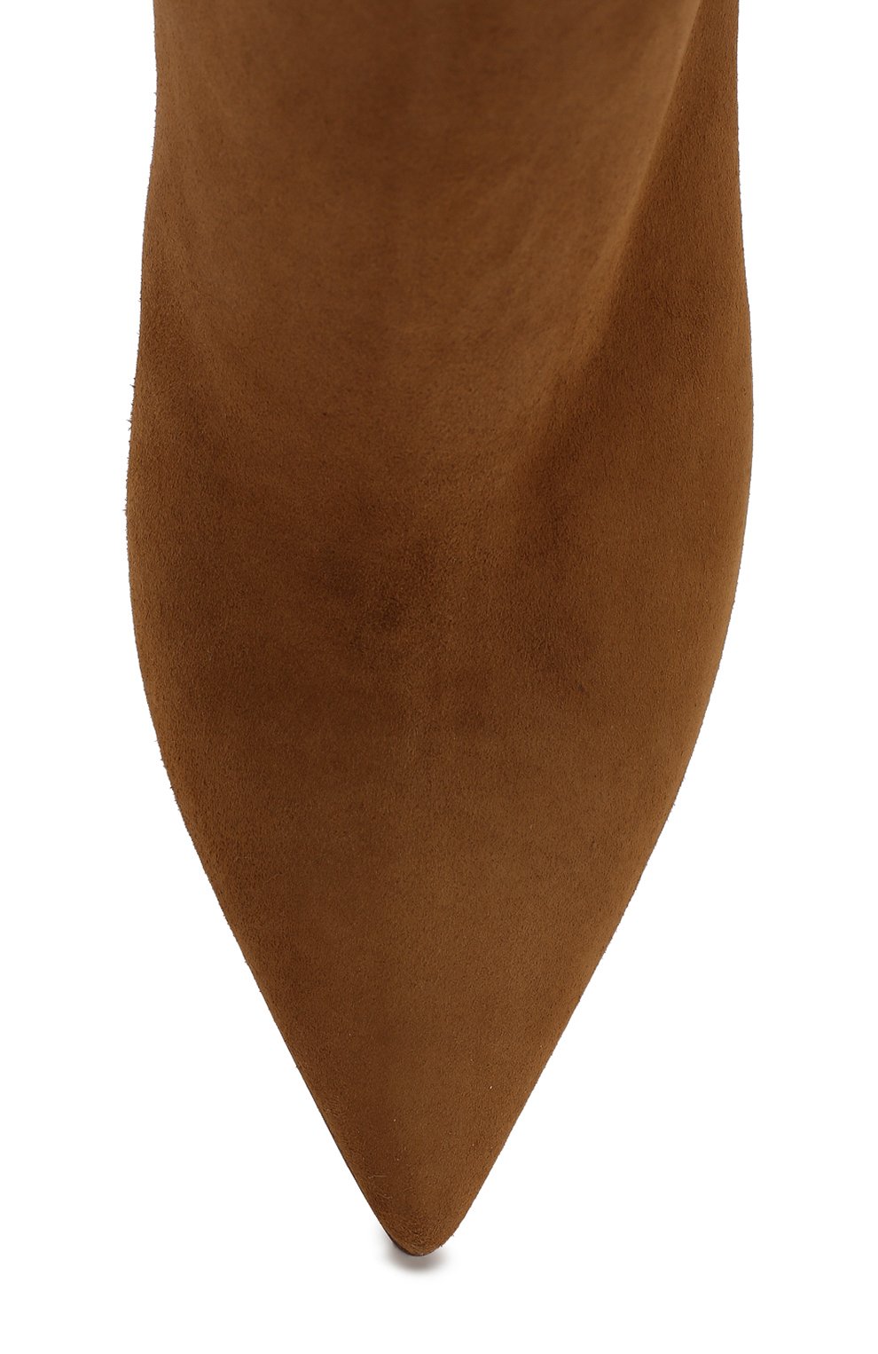 Замшевые ботильоны на устойчивом каблуке GIANVITO ROSSI, арт. G70399.85RIC.CASTEXA, фото 5